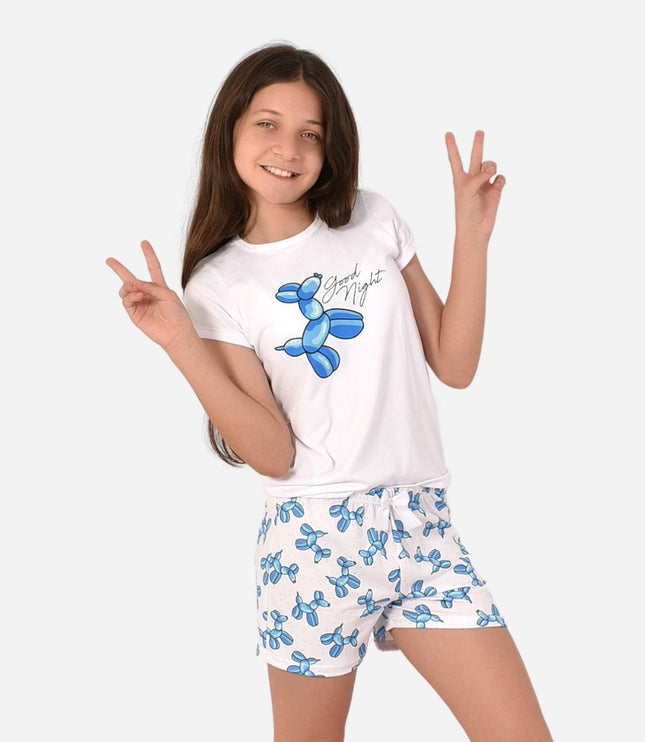 Pijama De Niña Blusa + Short Ref. 521002-020