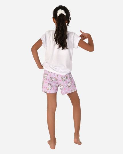Pijama De Niña Blusa + Short Ref. 52102-028