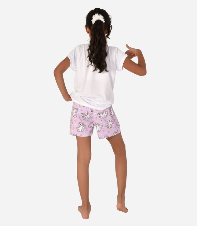 Pijama De Niña Blusa + Short Ref. 52102-028