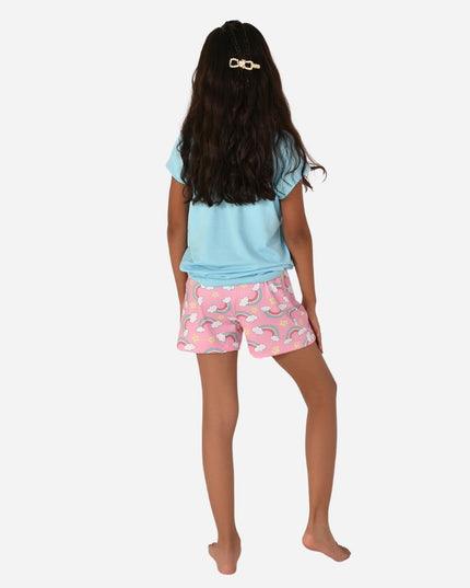 Pijama De Niña Blusa + Short Ref. 52102-030