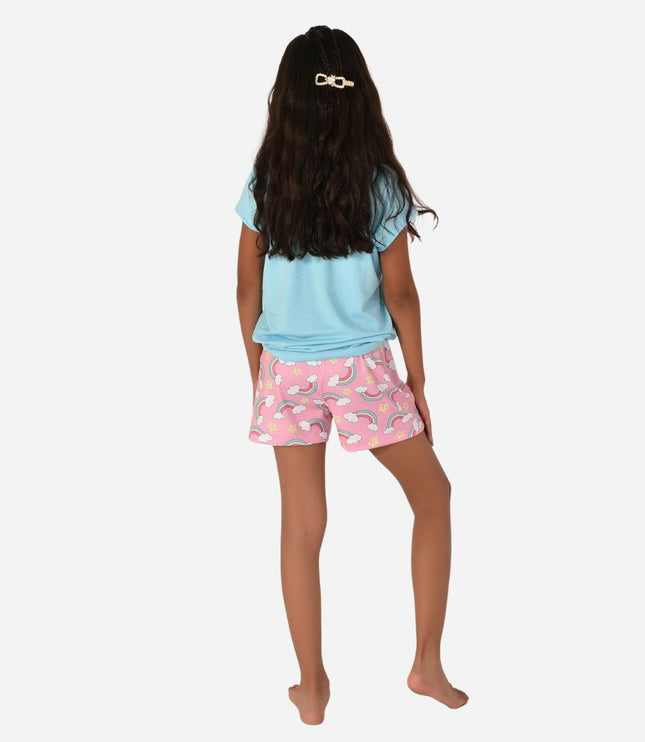 Pijama De Niña Blusa + Short Ref. 52102-030