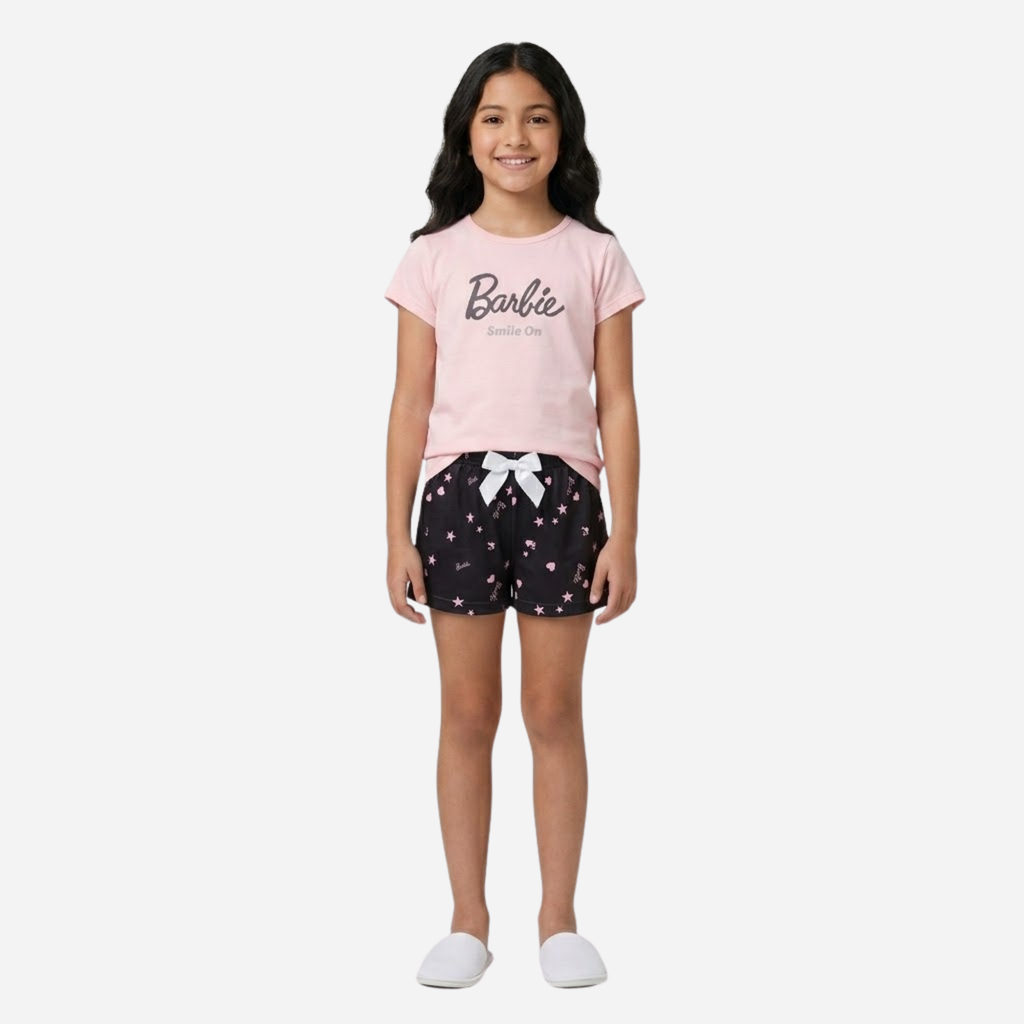 Pijama niña Barbie Camiseta + Short Ref. 52102-035