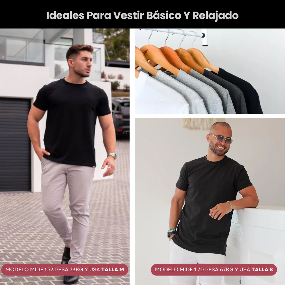Pack Camiseta Tela Fría Slim Fit Ref. 70141