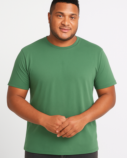 Camiseta Básica Slim Fit en Tela Fría Tallas grandes Ref. 70141