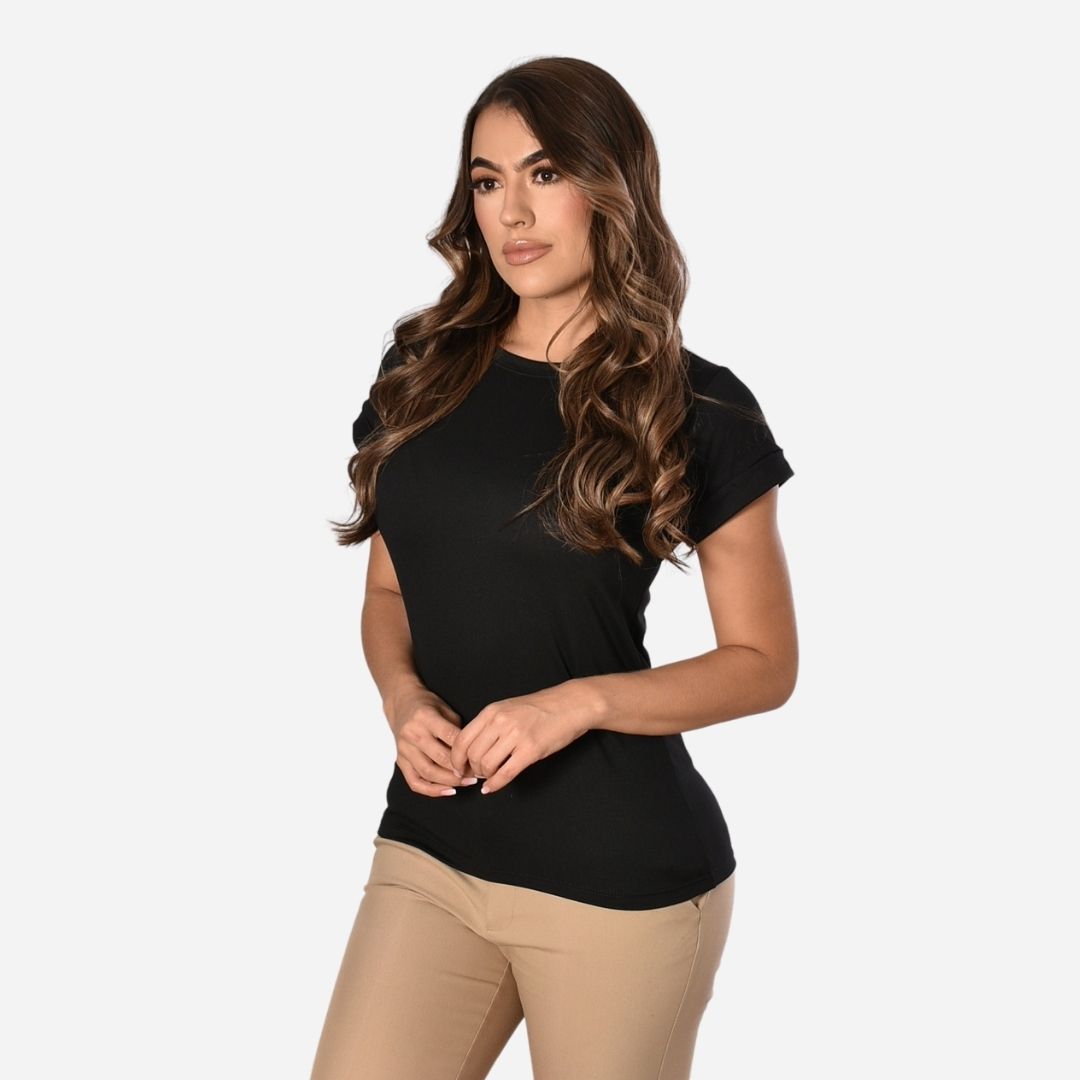 Blusa Básica de  Dama Ref. 60061