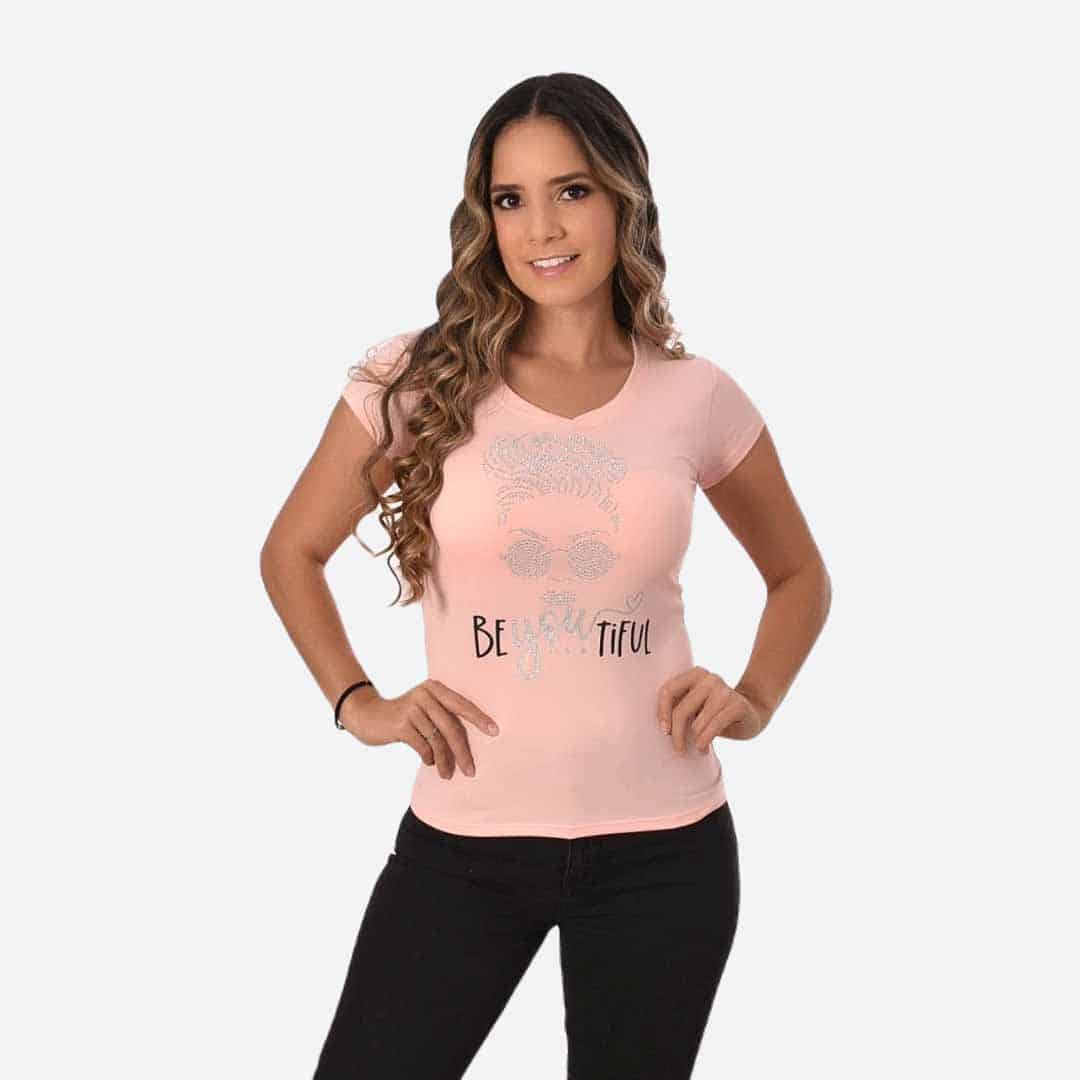 Blusa de Dama Con Estampado Ref. 64576