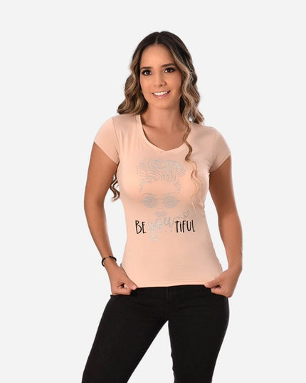 Blusa de Dama Con Estampado Ref. 64576