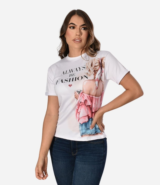 Camiseta de Dama Ref. 64868