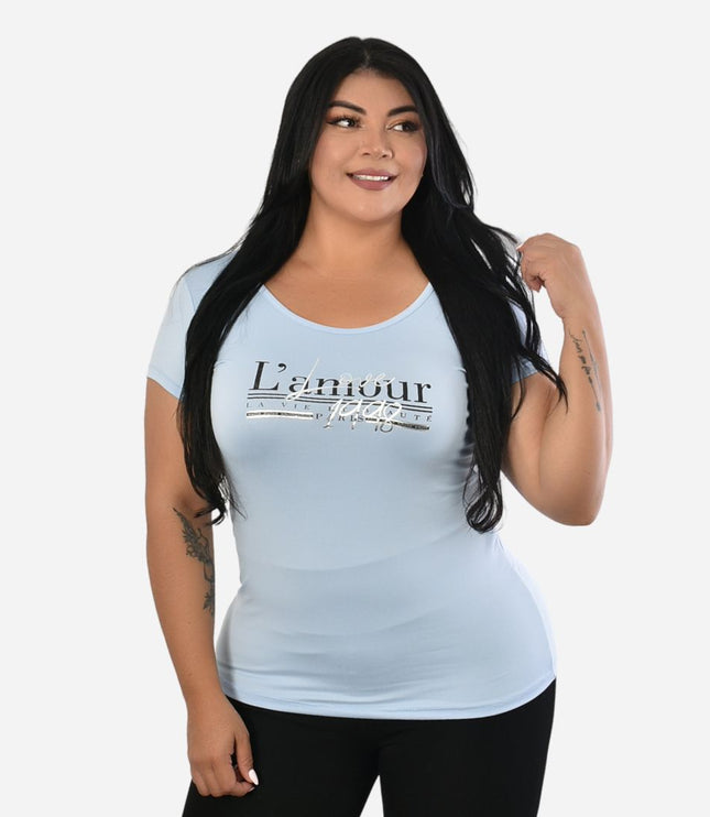 Blusa De Dama Plus Ref. 65021-001