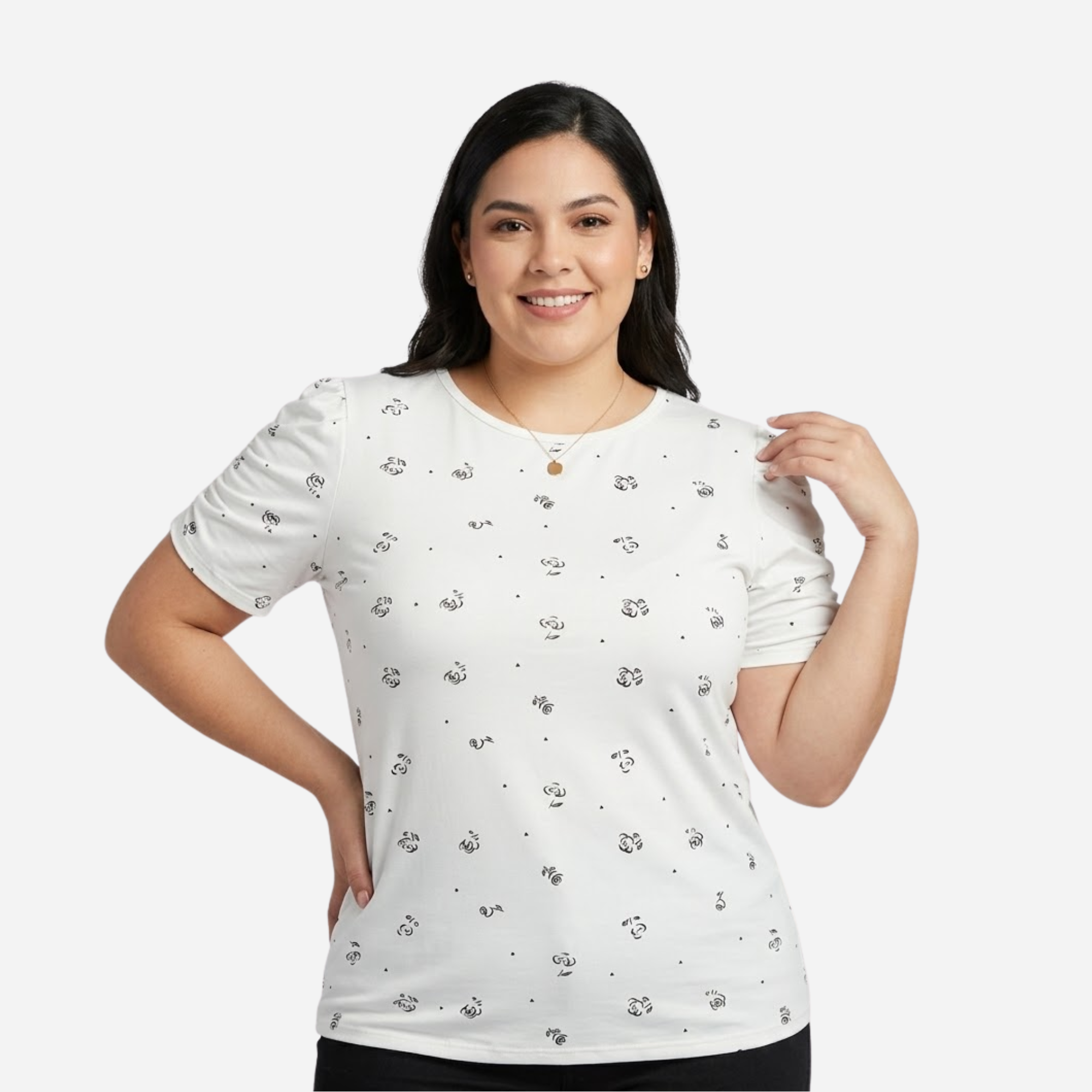 Blusa De Dama Plus Ref. 65022-005