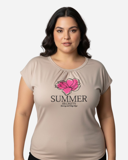 Blusa De Dama Plus Ref. 65040-003