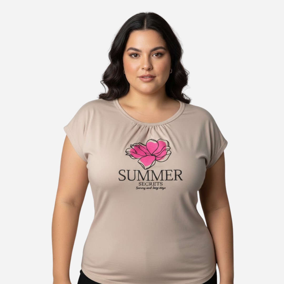 Blusa De Dama Plus Ref. 65040-003
