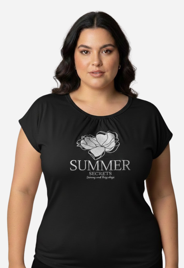 Blusa De Dama Plus Ref. 65040-003