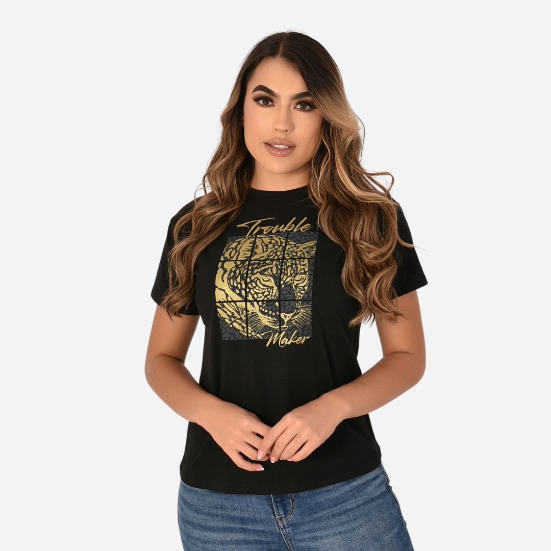 Camiseta De Dama Ref. 66008-001