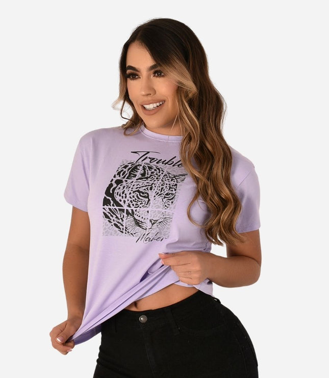 Camiseta De Dama Ref. 66008-001