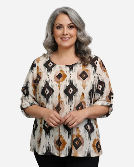 Blusa de Dama Plus Ref. 66502-001