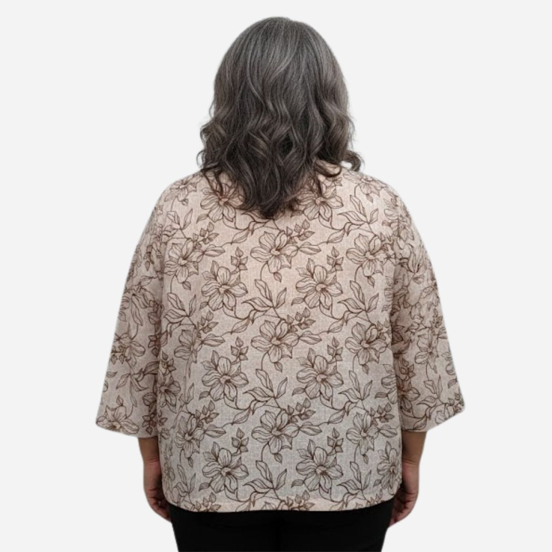 Blusa Plus de Dama Ref. 66503-M