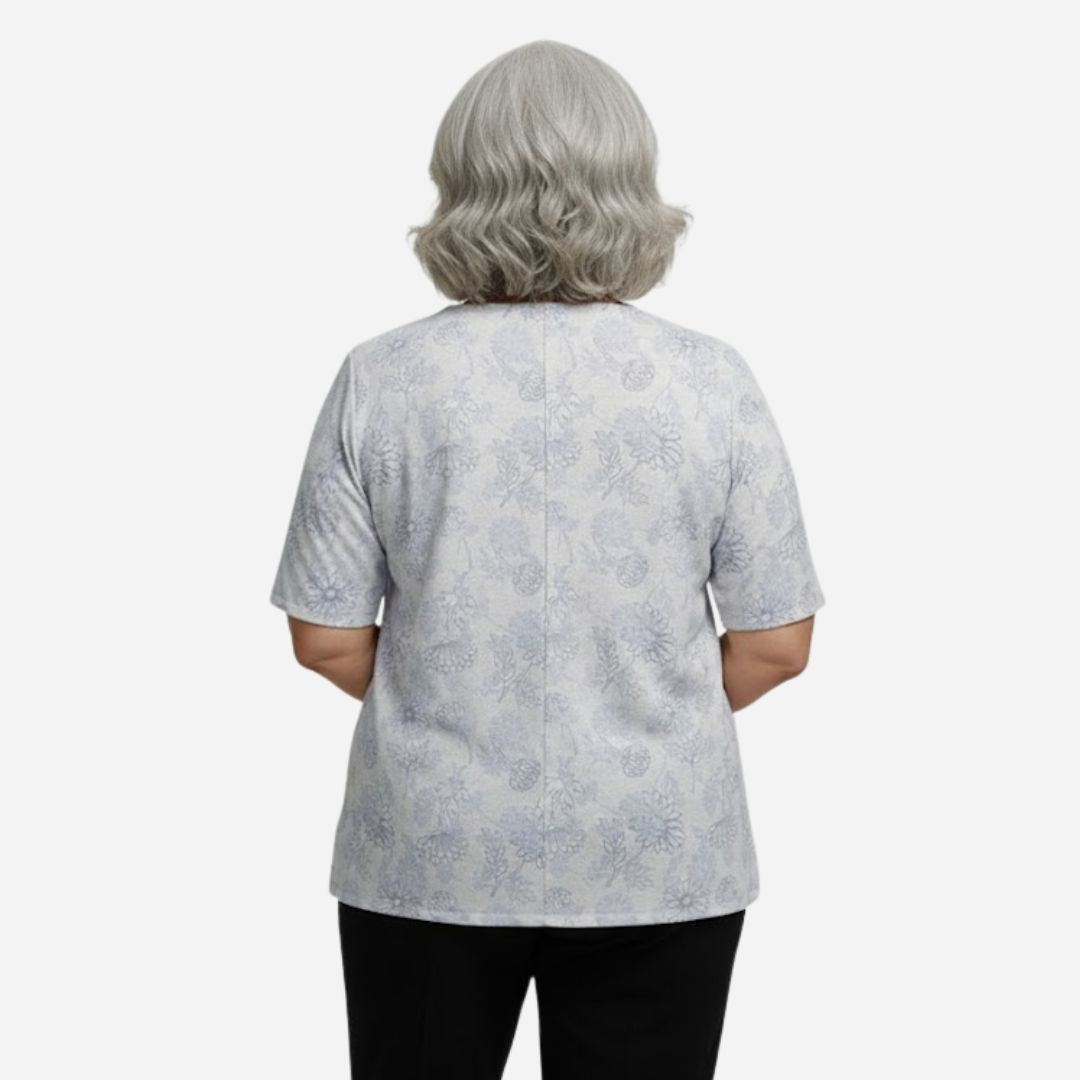 Blusa Plus de Dama Ref. 66504-M