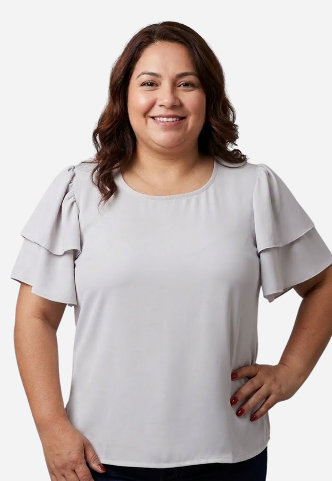 Blusa Plus de Dama Ref. 66510-00M