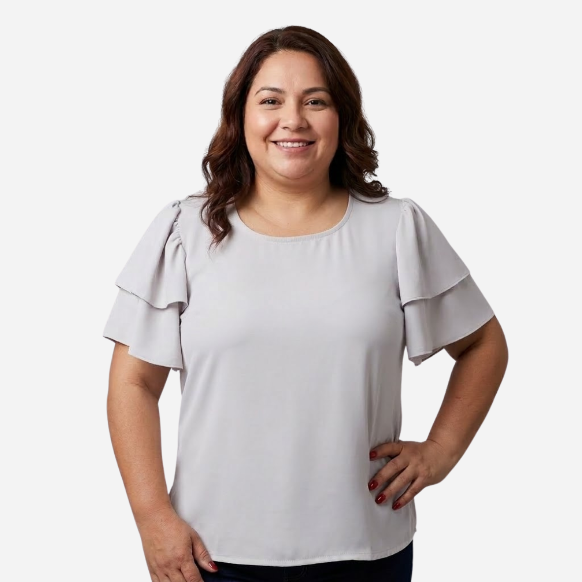 Blusa Plus de Dama Ref. 66510-00M