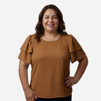 Blusa Plus de Dama Ref. 66510-00M