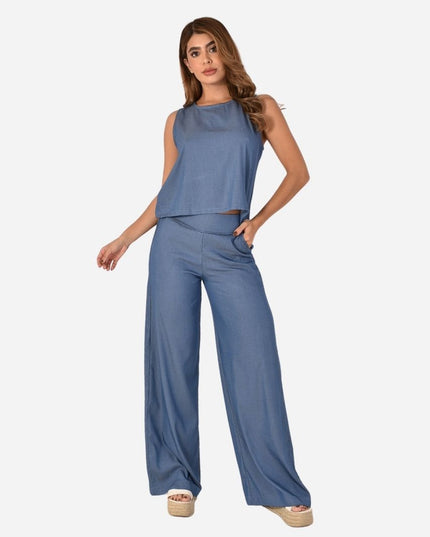 Conjunto De Dama Blusa + Pantalon Ref. 700002