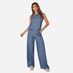 Conjunto De Dama Blusa + Pantalon Ref. 700002