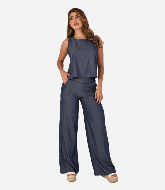 Conjunto De Dama Blusa + Pantalon Ref. 700002