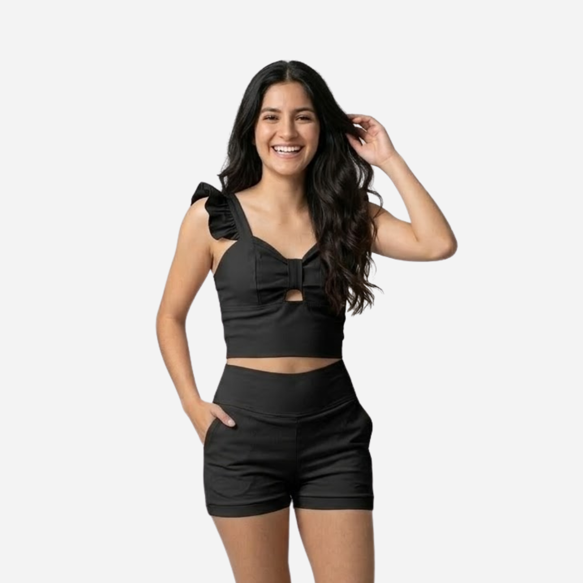 Conjunto De Dama Chaleco + Short Ref. 700007