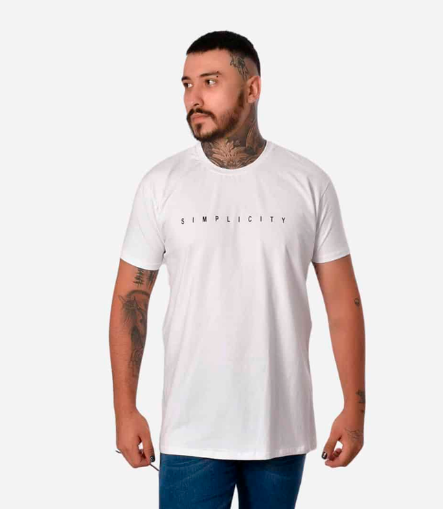 Camiseta Básica Slim Fit en Tela Fría con Estampado Ref. 70141-024