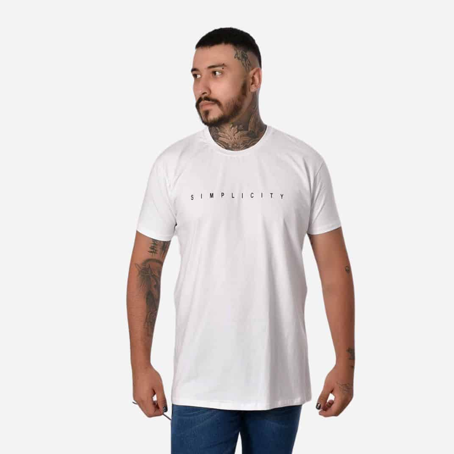 Camiseta Básica Slim Fit en Tela Fría con Estampado Ref. 70141-024