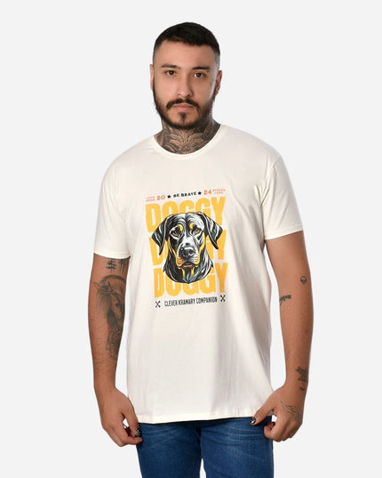 Camiseta Básica Slim Fit en Tela Fría con Estampado Ref. 70141-031