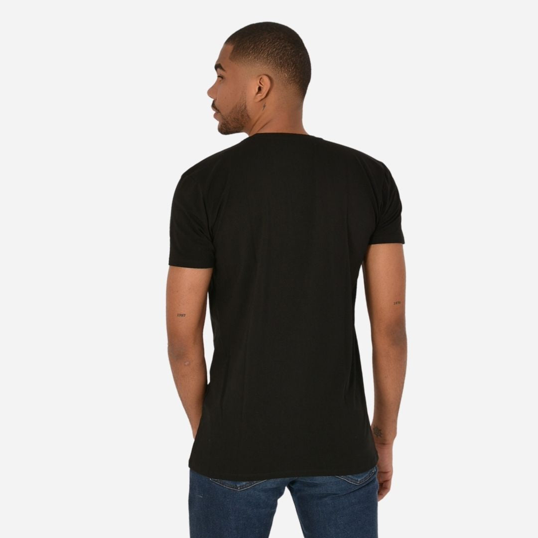 Camiseta Básica Slim Fit en Tela Fría con Estampado Ref. 70141-037