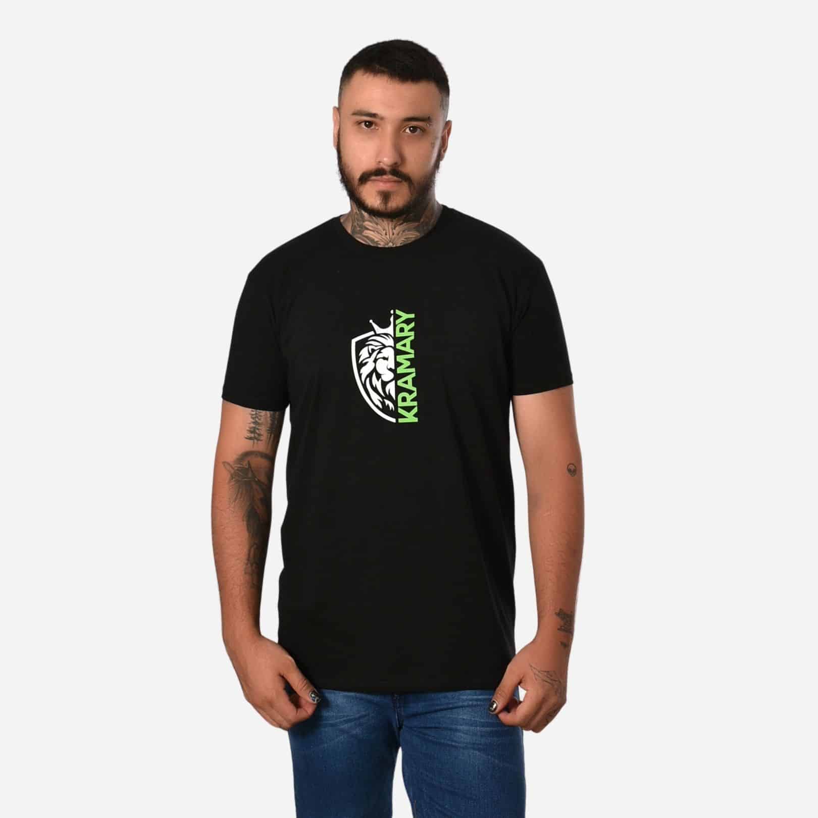 Camiseta Básica Slim Fit en Tela Fría con Estampado Ref. 70141-039
