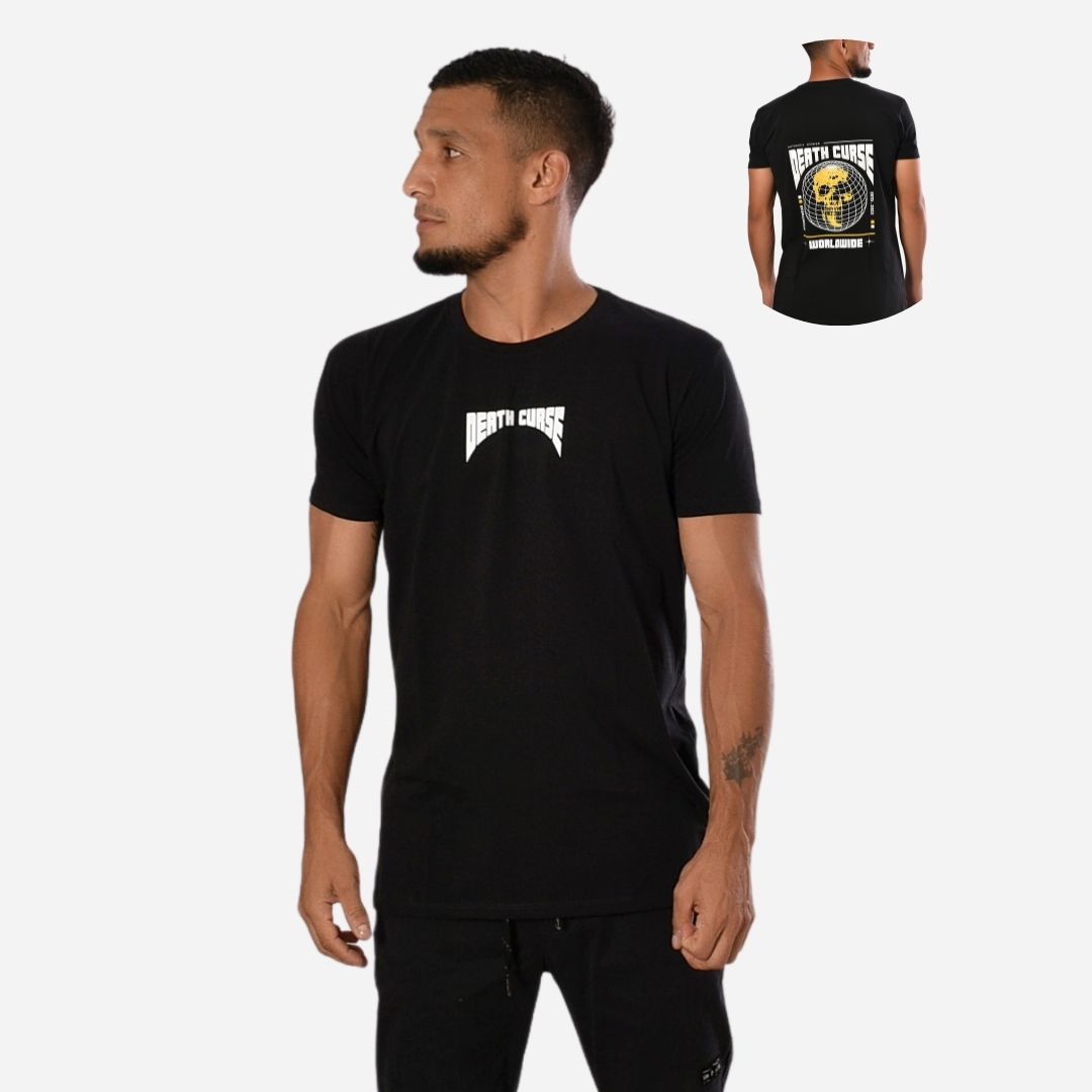 Camiseta Básica Slim Fit en Tela Fría con Estampado Ref. 70141-102