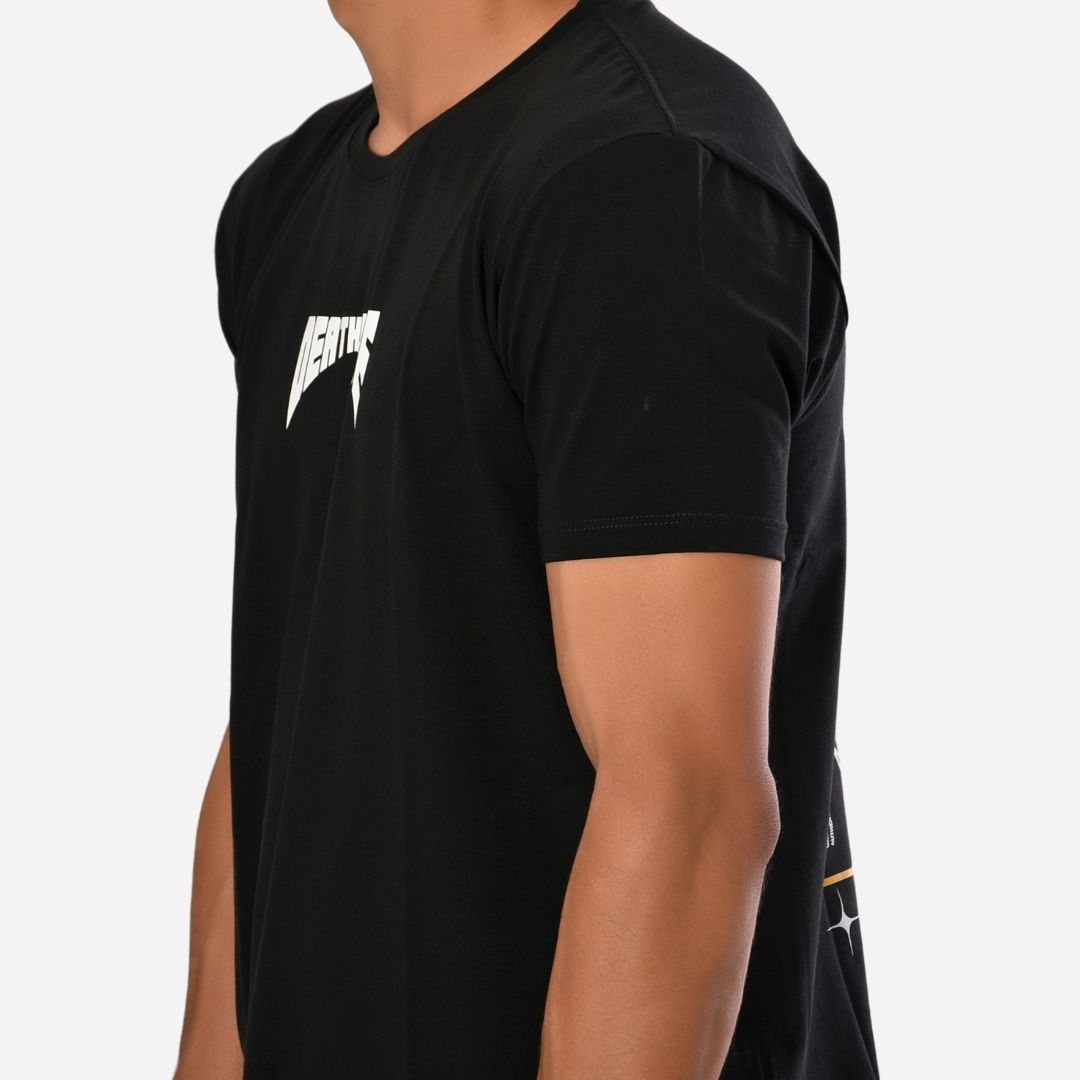 Camiseta Básica Slim Fit en Tela Fría con Estampado Ref. 70141-102