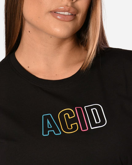 Camiseta de Dama Básica Slim Fit en Tela Fría con Estampado Ref. 70141-106