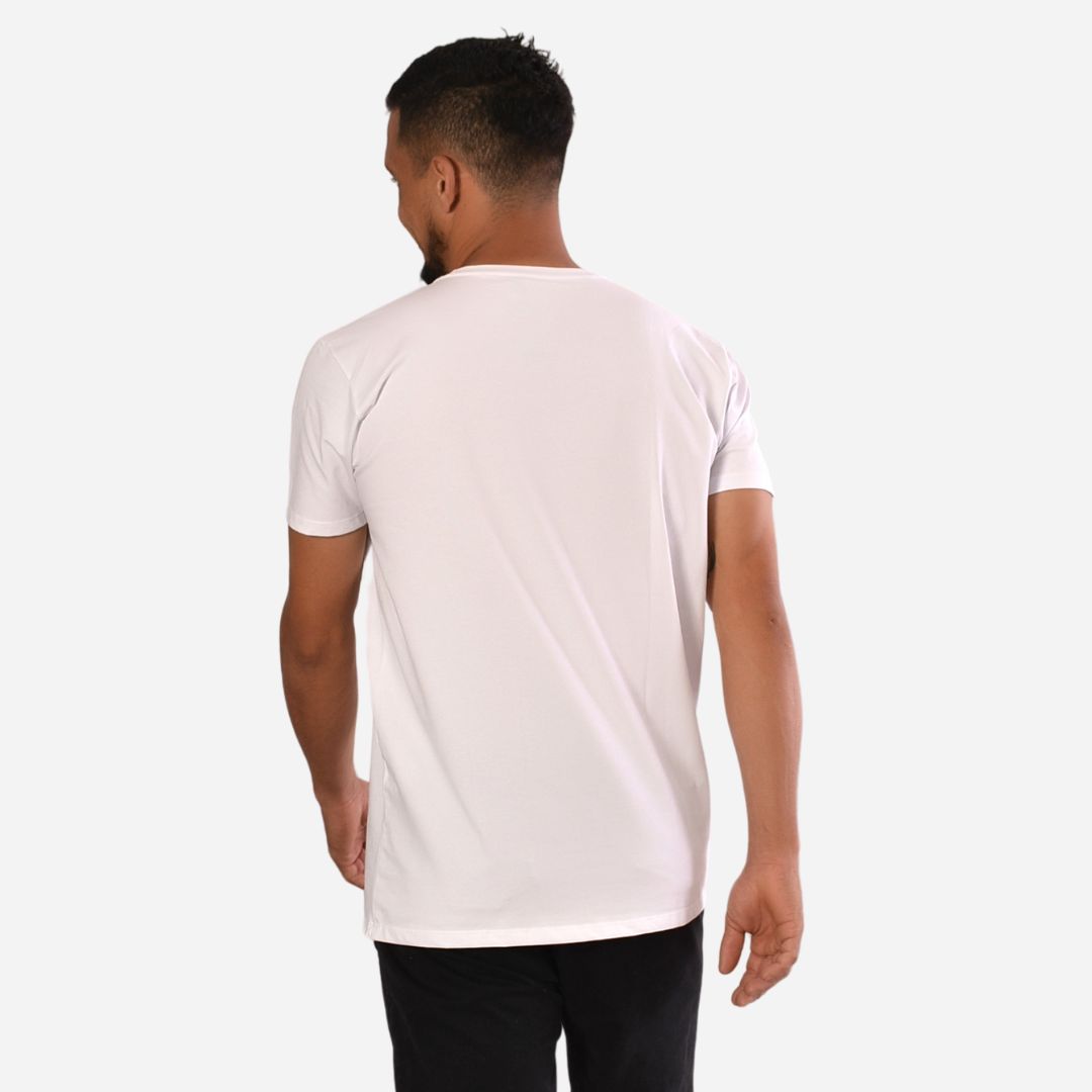 Camiseta Básica Slim Fit en Tela Fría con Estampado Ref. 70141-113