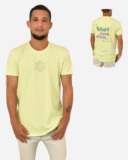 Camiseta Básica Slim Fit en Tela Fría con Estampado Ref. 70141-161