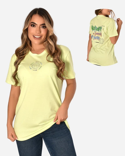 Camiseta Básica Slim Fit en Tela Fría con Estampado Ref. 70141-161