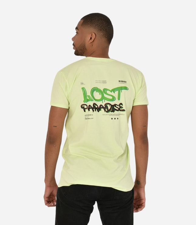 Camiseta Básica Slim Fit en Tela Fría con Estampado Ref. 70141-162
