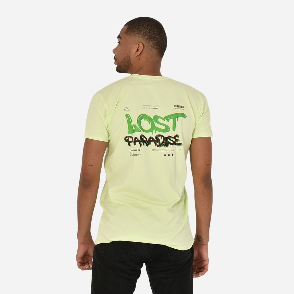 Camiseta Básica Slim Fit en Tela Fría con Estampado Ref. 70141-162