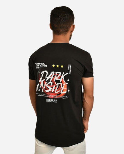 Camiseta Básica Slim Fit en Tela Fría con Estampado Ref. 70141-164