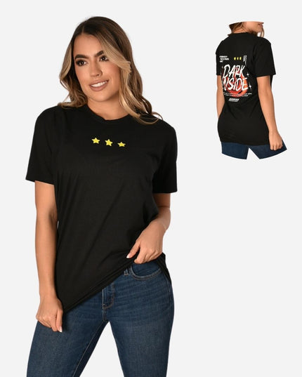 Camiseta Básica Slim Fit en Tela Fría con Estampado Ref. 70141-164