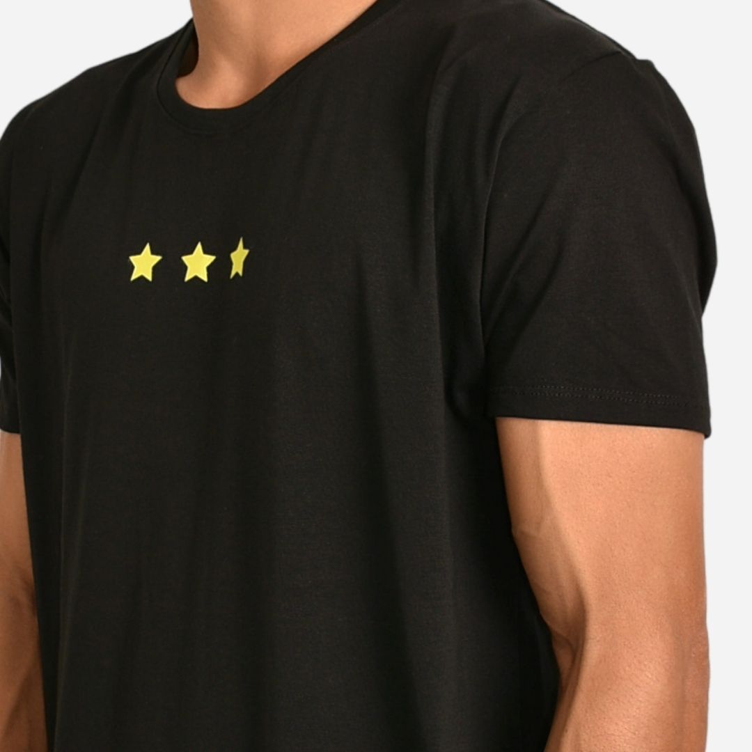 Camiseta Básica Slim Fit en Tela Fría con Estampado Ref. 70141-164