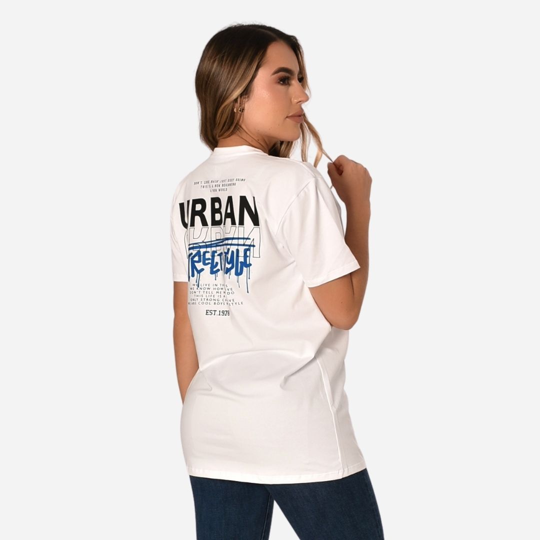 Camiseta Básica Slim Fit en Tela Fría con Estampado Ref. 70141-166