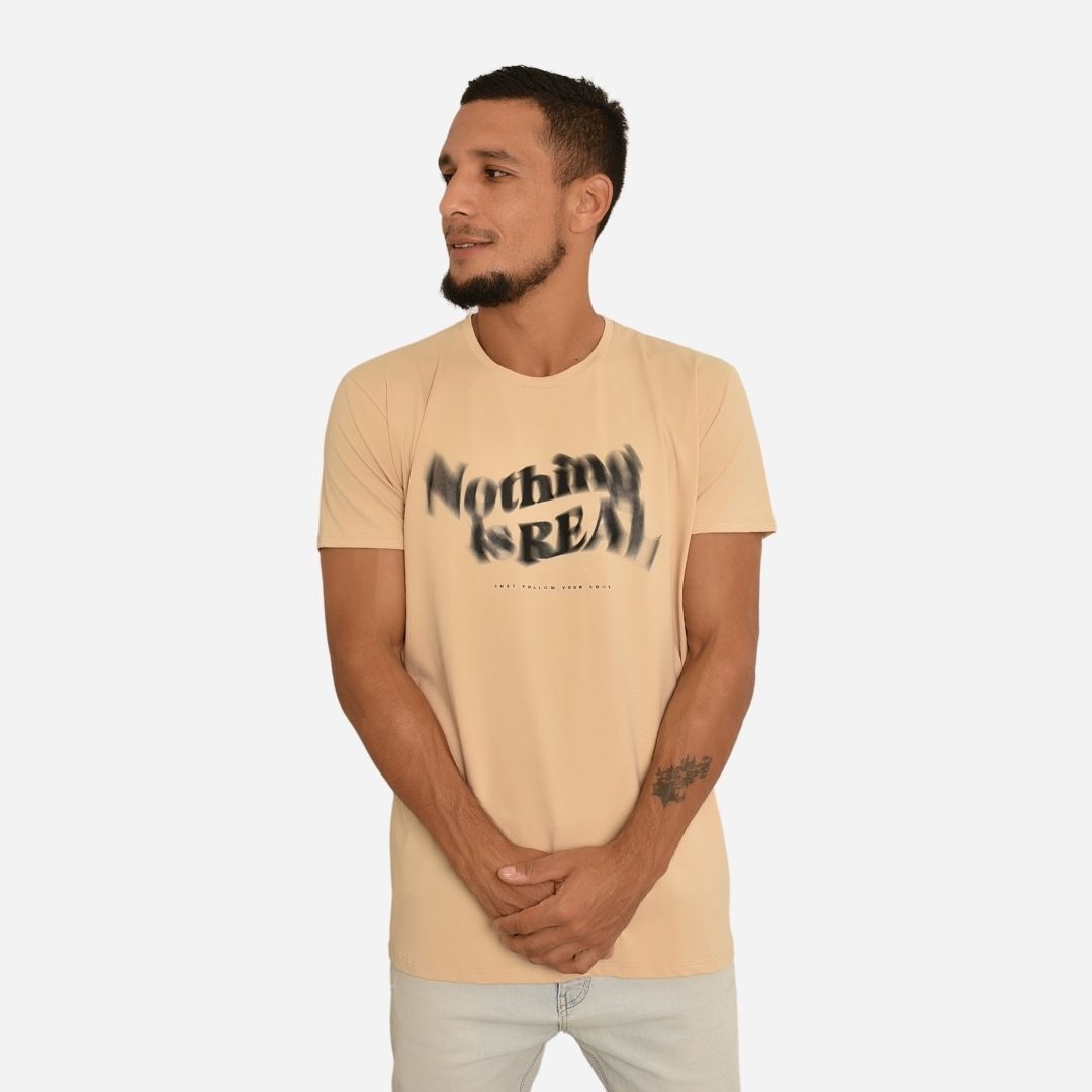 Camiseta Básica Slim Fit en Tela Fría con Estampado Ref. 70141-173