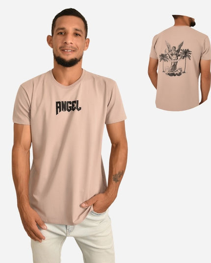 Camiseta Básica Slim Fit en Tela Fría con Estampado Ref. 70141-175