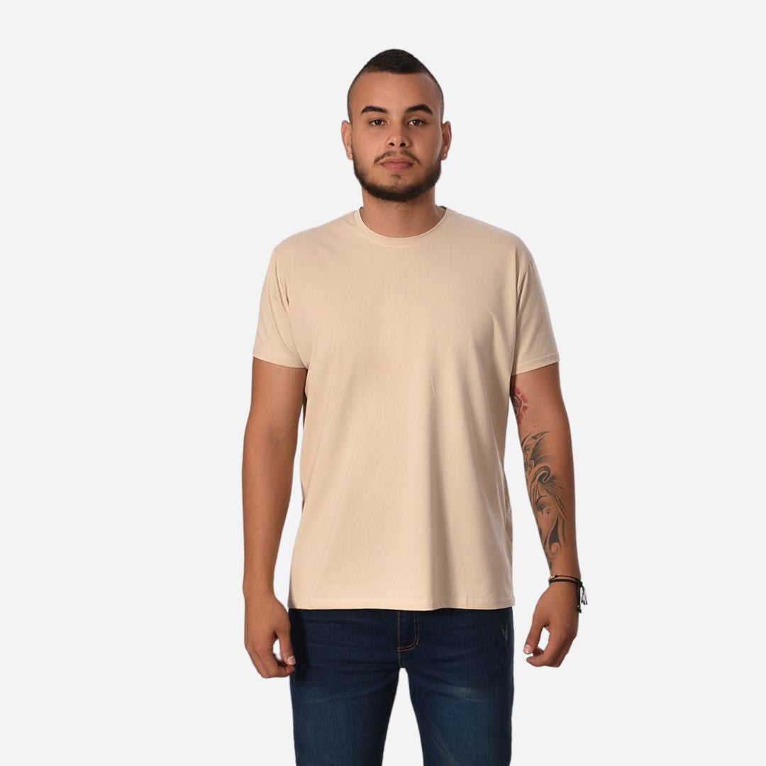 Camiseta Básica Slim Fit en Tela Fría Colores Básicos Ref.70141