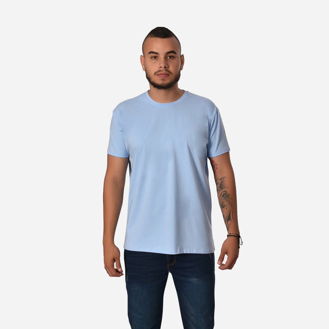 Camiseta Básica Slim Fit en Tela Fría Colores Moda Ref. 70141
